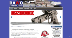 Desktop Screenshot of bawo-custom-guns.de