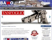 Tablet Screenshot of bawo-custom-guns.de